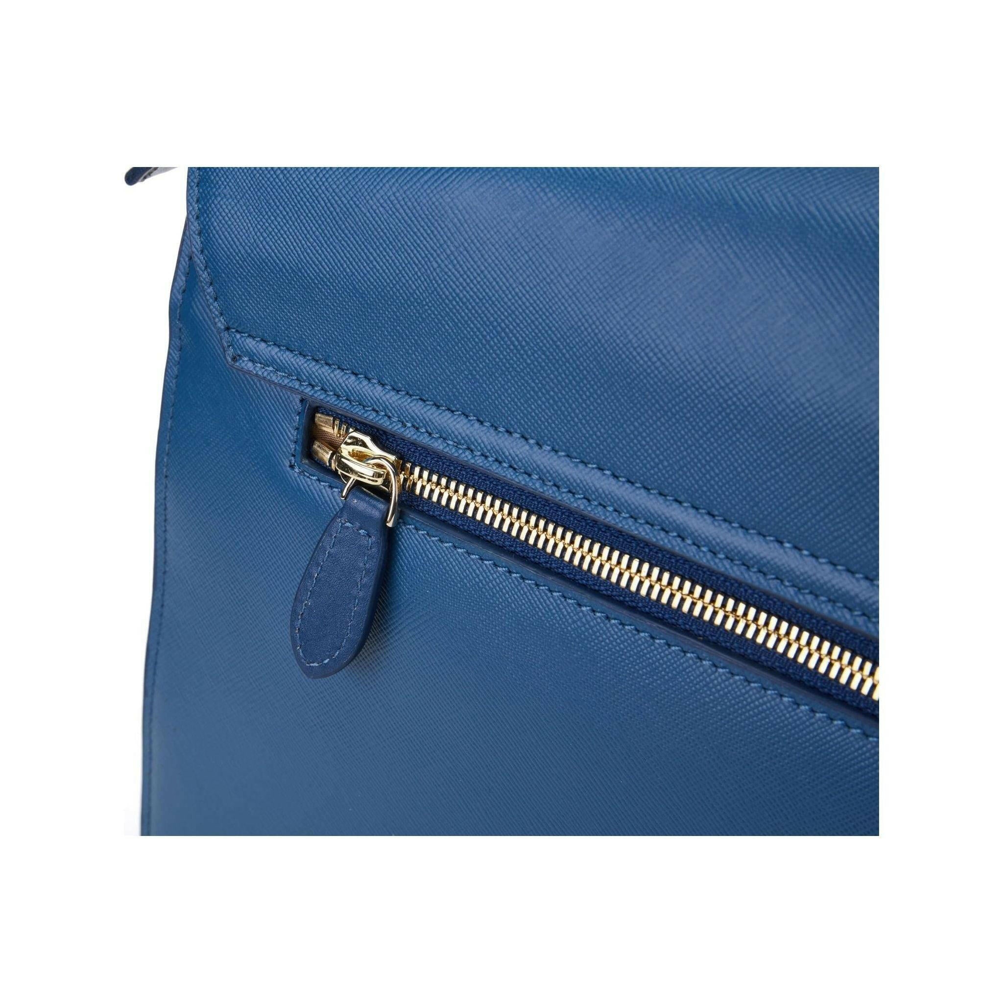 Wings Blue Shoulder Bag.