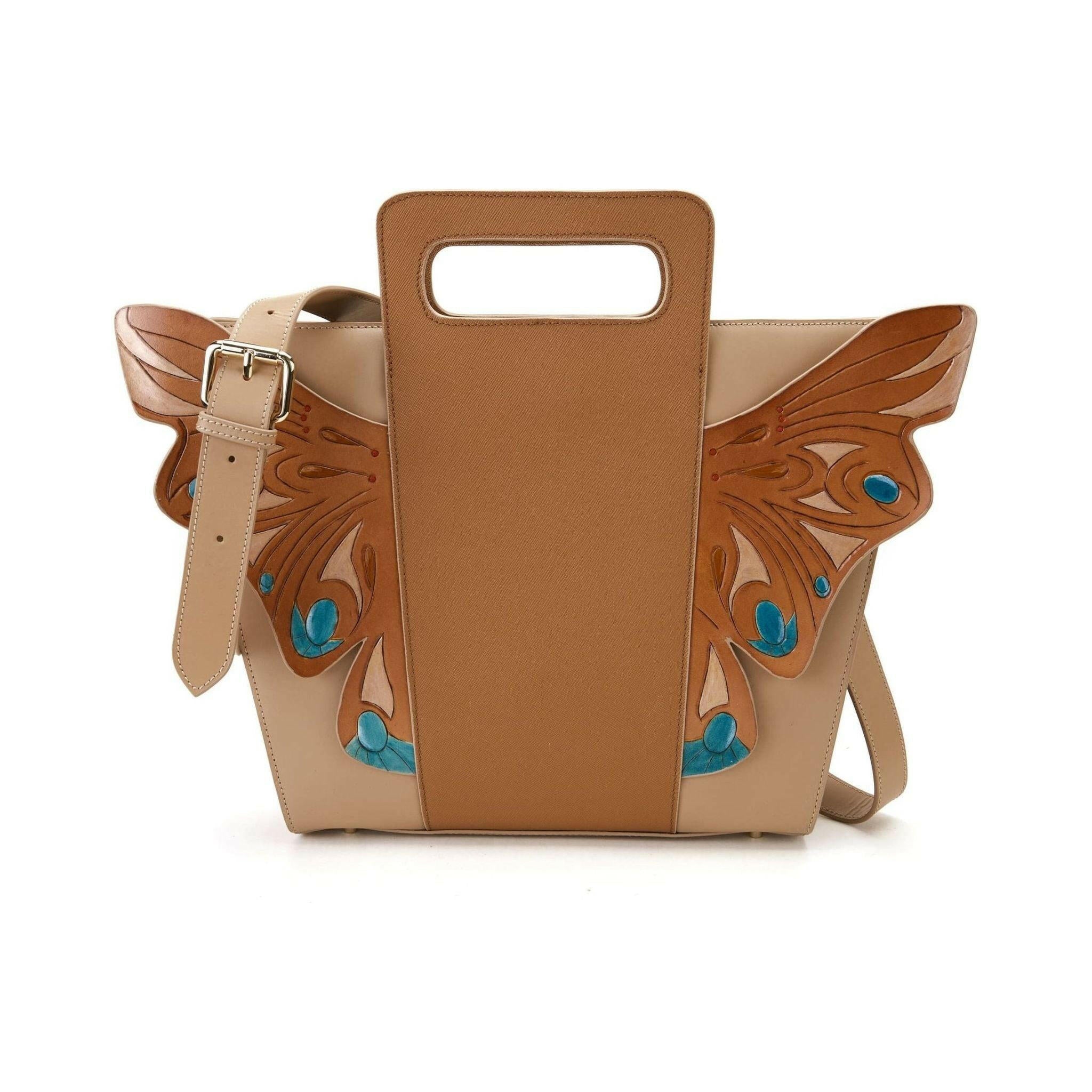 Wings Brown Crossbody.