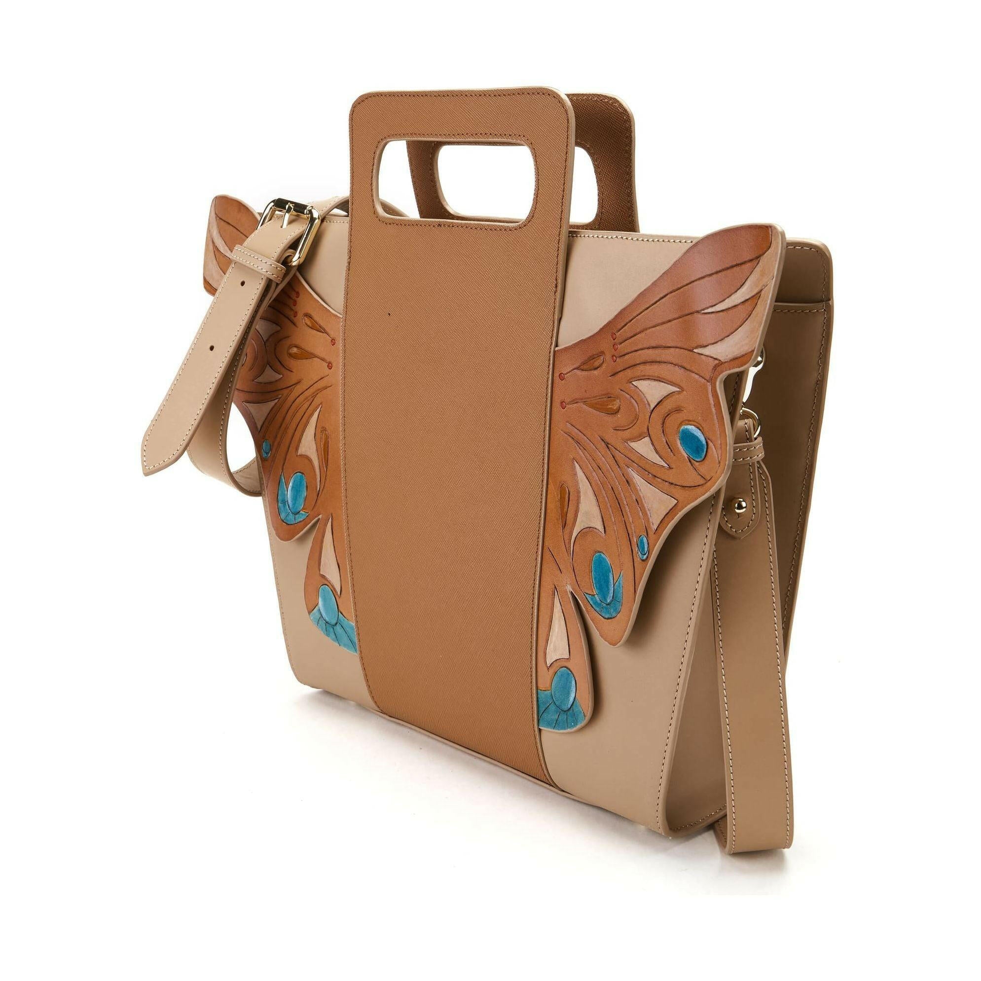 Wings Brown Crossbody.