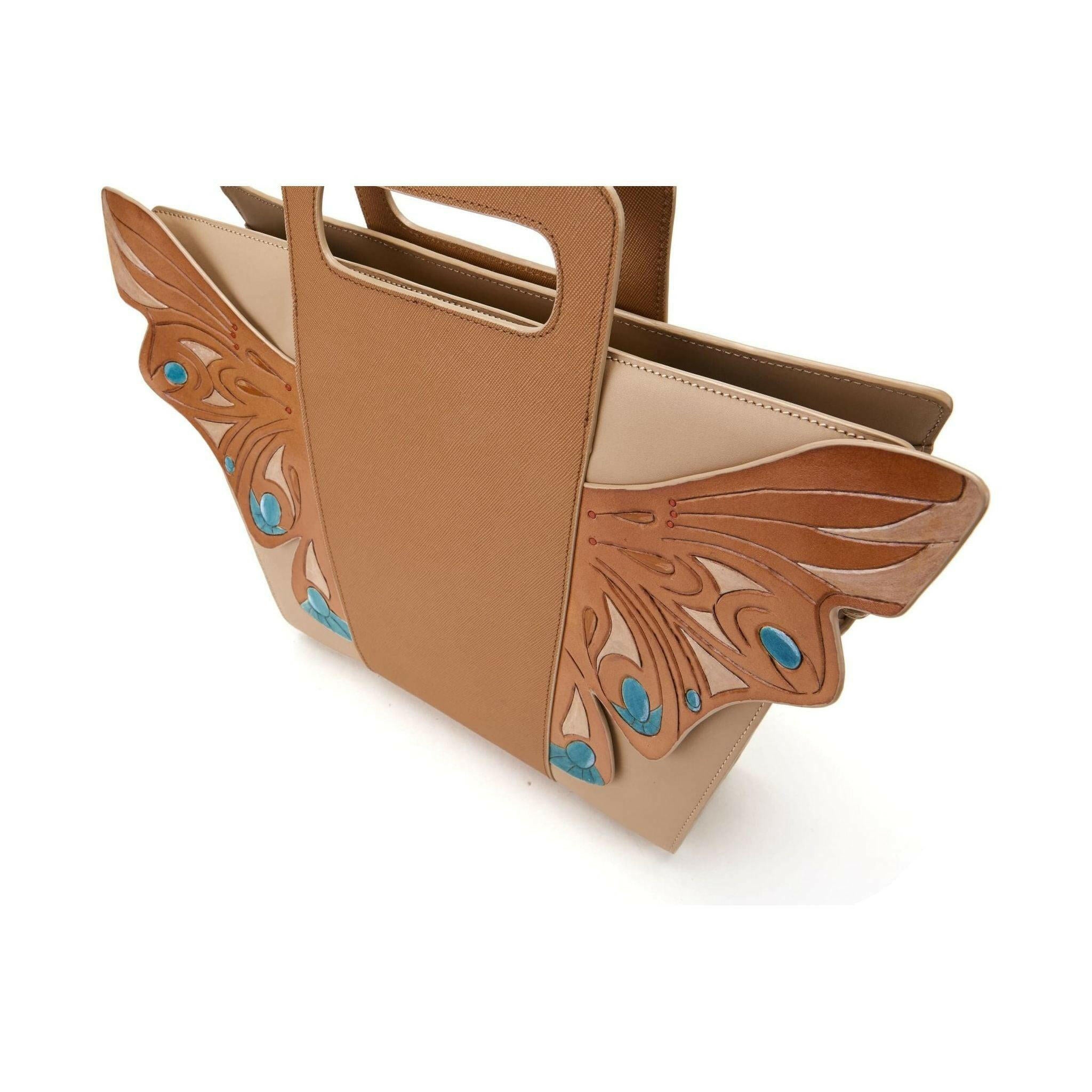 Wings Brown Crossbody.