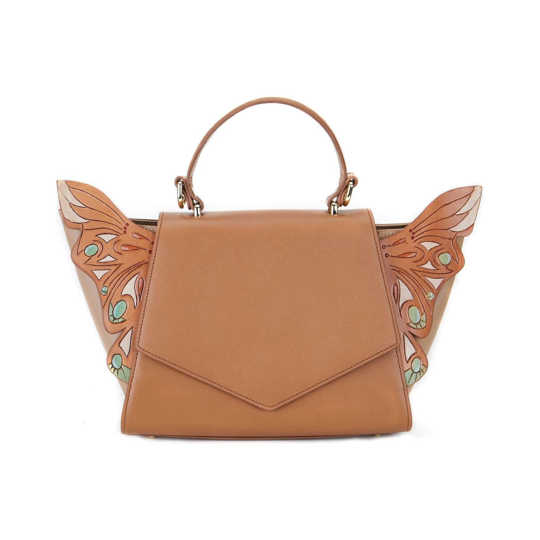 Wings Brown Satchel.