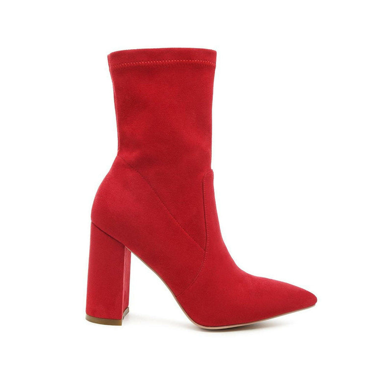 Zahara Faux Suede Block Heeled Boots |  quirkitrendz.